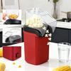 Mini Home Popcorn Maker Machine Compact Electric Air Popper for Dorm RV Healthy Oil-Free Snack Maker for Family