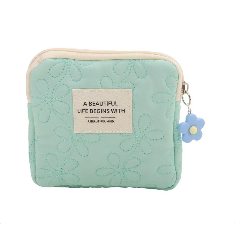 Женская маленькая косметичка, дорожный мини-органайзер для гигиенических салфеток, органайзер для макияжа, монет, денег, карт, помады для хранения