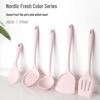Heat-Resistant Silicone Spatula and Soup Ladle Set – Non-Stick, Food-Grade, Anti-Scald Kitchen Utensils