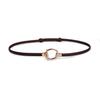 Adjustable Faux Leather Belt For Women With Circle Buckle For Casual And Office Wear
