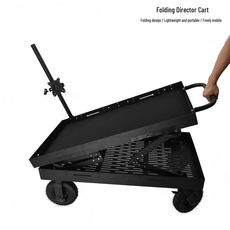 Director's Folding Tool Cart: Studio Shooting Hand Truck & Workbench