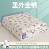 A-class inside and outside cotton printed cotton summer quilt