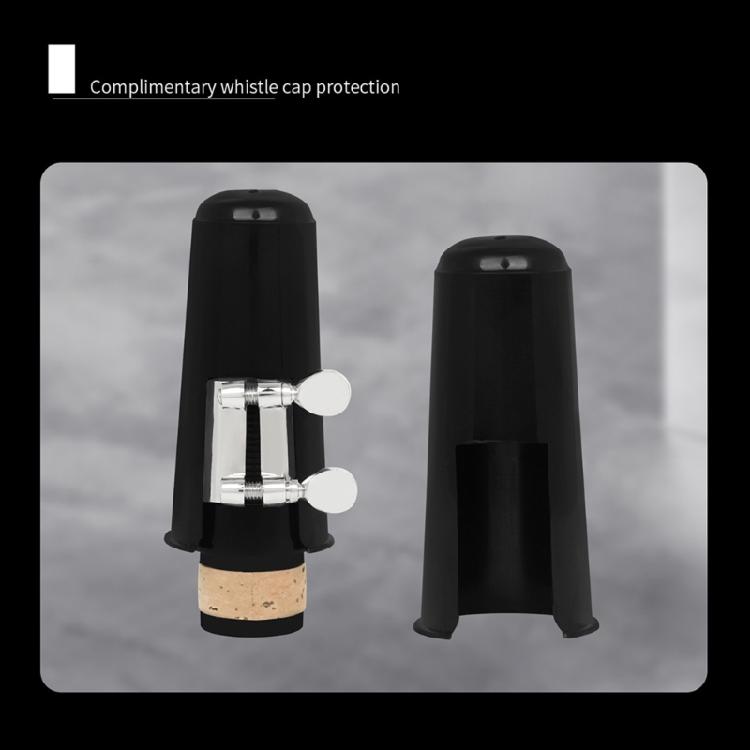 Adjustable Clarinet Mouthpiece Kits with Ligature,one Reed and Plastic Cap