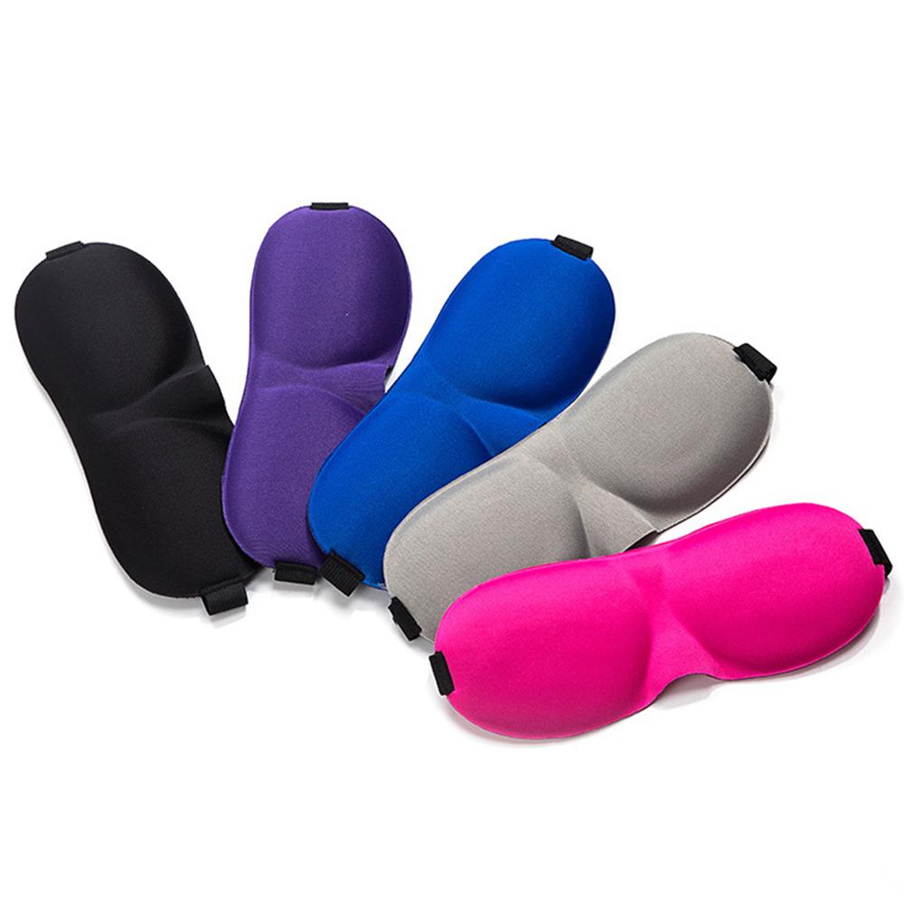 3D Sleeping Eye-Shade Adjustable Blindfold Breathable Eye Cover for Travel Nap Shift Work