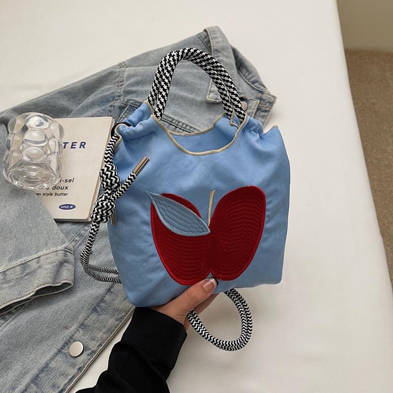 Stylish Dachshund Embroidered Nylon Crossbody Bag for Women - Autumn/Winter 2024 Collection