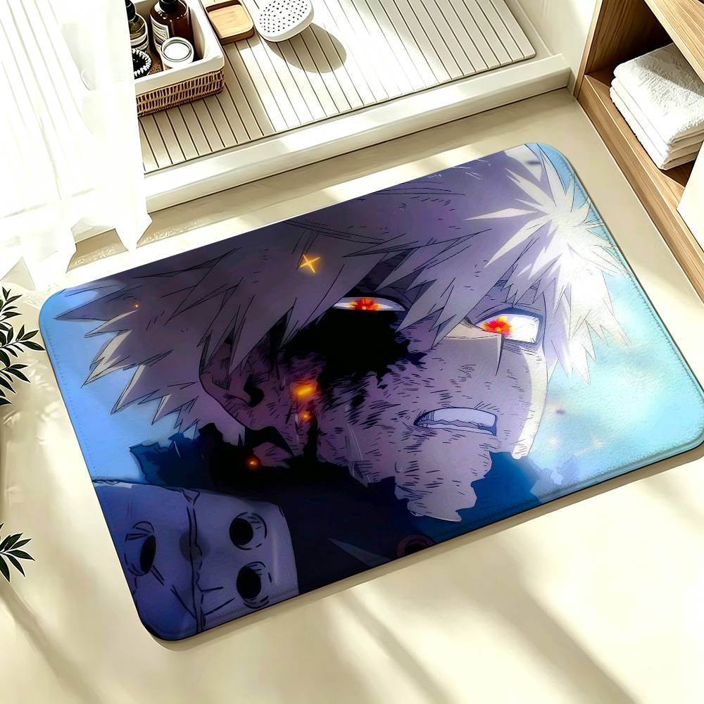 bakugo A-Anime K-Katsuki Shower Room Absorbent Small Floor Mat Soft Comfortable Decorative Foot Mat