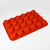 24-Hole Silicone Cake & Muffin Mold Baking Tray
