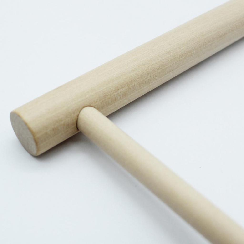 Wood Pet Bird Parrot Parakeet Cockatiel Hanging Bell Stand Cage Swing Chew Toy