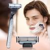 8 шт./лот 3-слойные бритвенные лезвия для бритвы Mache 3 Men Gile Face Shaver Blades Proglide Beard Shaving Blades