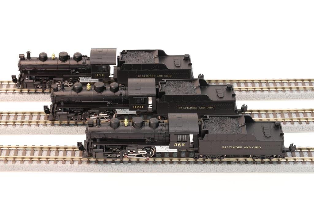 Rokuhan Z Gauge USRA Baltimore and Ohio Railroad Model Railroad Steam Locomotive 0-6-0 #386 T040-1