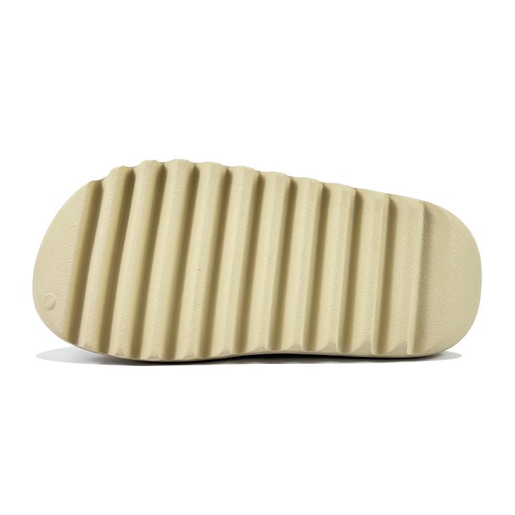adidas Оригинальные Yeezy Slide Нескользящие Шлепанцы Унисекс Бежевые Черные FZ5897(Команда352-)