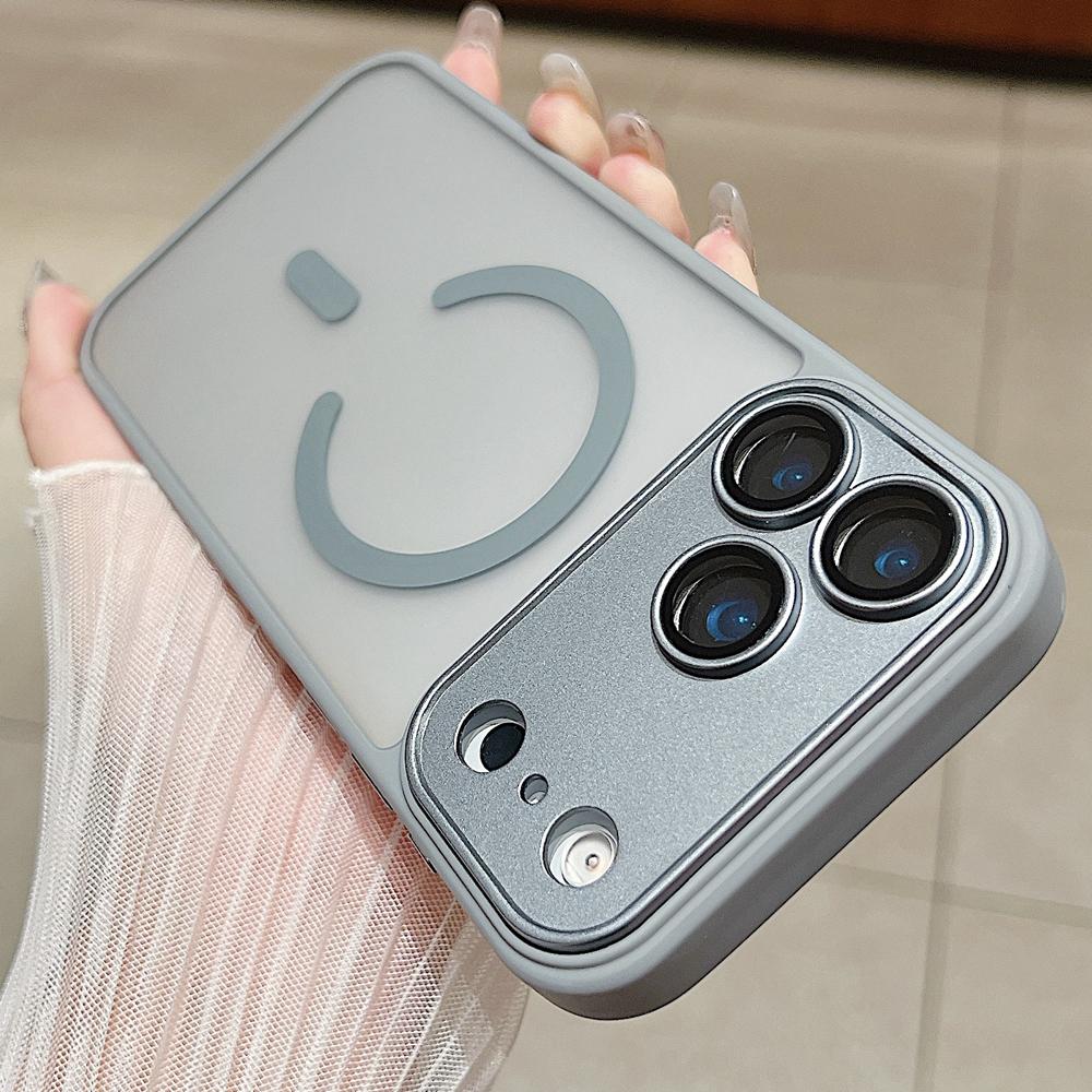KEYSION Роскошный матовый полупрозрачный магнитный чехол для MagSafe для iPhone 17 Pro Max Беспроводная зарядка Ударопрочная броня Чехол для телефона