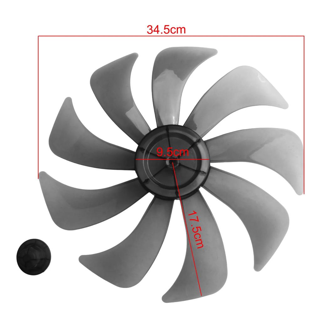 Замена Лопасти Вентилятора Удобство в Повседневной Жизни 14-дюймовая Напольная Лопасть Вентилятора Вариант с 7 Лопастями Вариант с 9 Лопастями Для Бытовых Вентиляторов