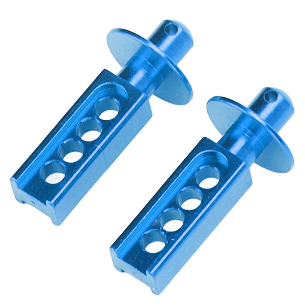 2Pcs Body Post Aluminium RC Upgrade Parts Accessories for Traxxas Mini E Revo Slash 1 16 Blue