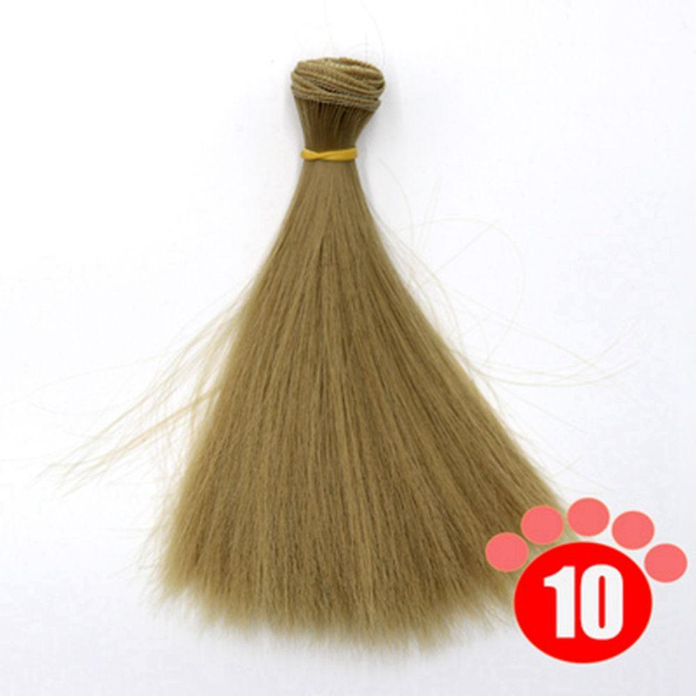 1PC Hot Synthetic Fiber High-temperature Wire DIY Dolls Accessories Doll Wigs Long Straight Wig Hair