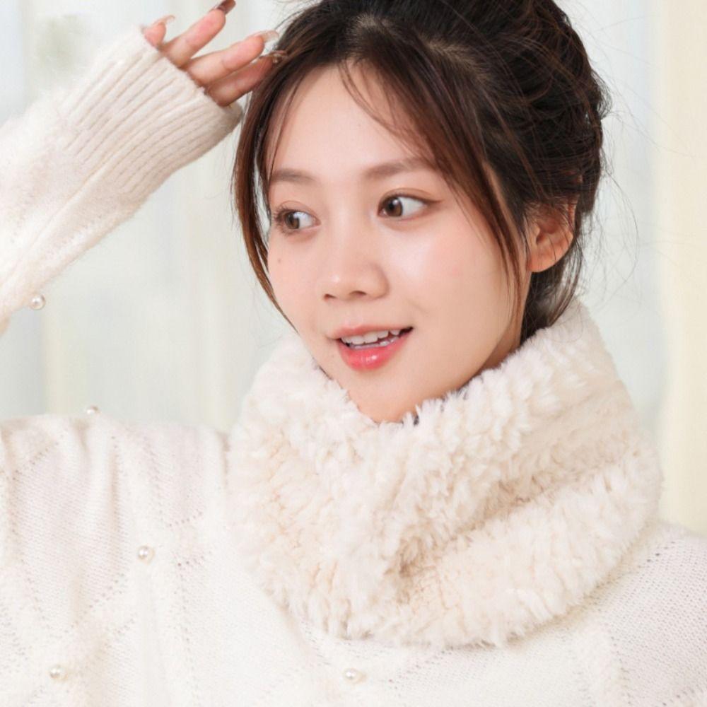 Нагрудник Осенне-зимний плюшевый шарф Ветрозащитный Лыжный Мотоциклетный шарф Теплая защита шеи Мужской Женский