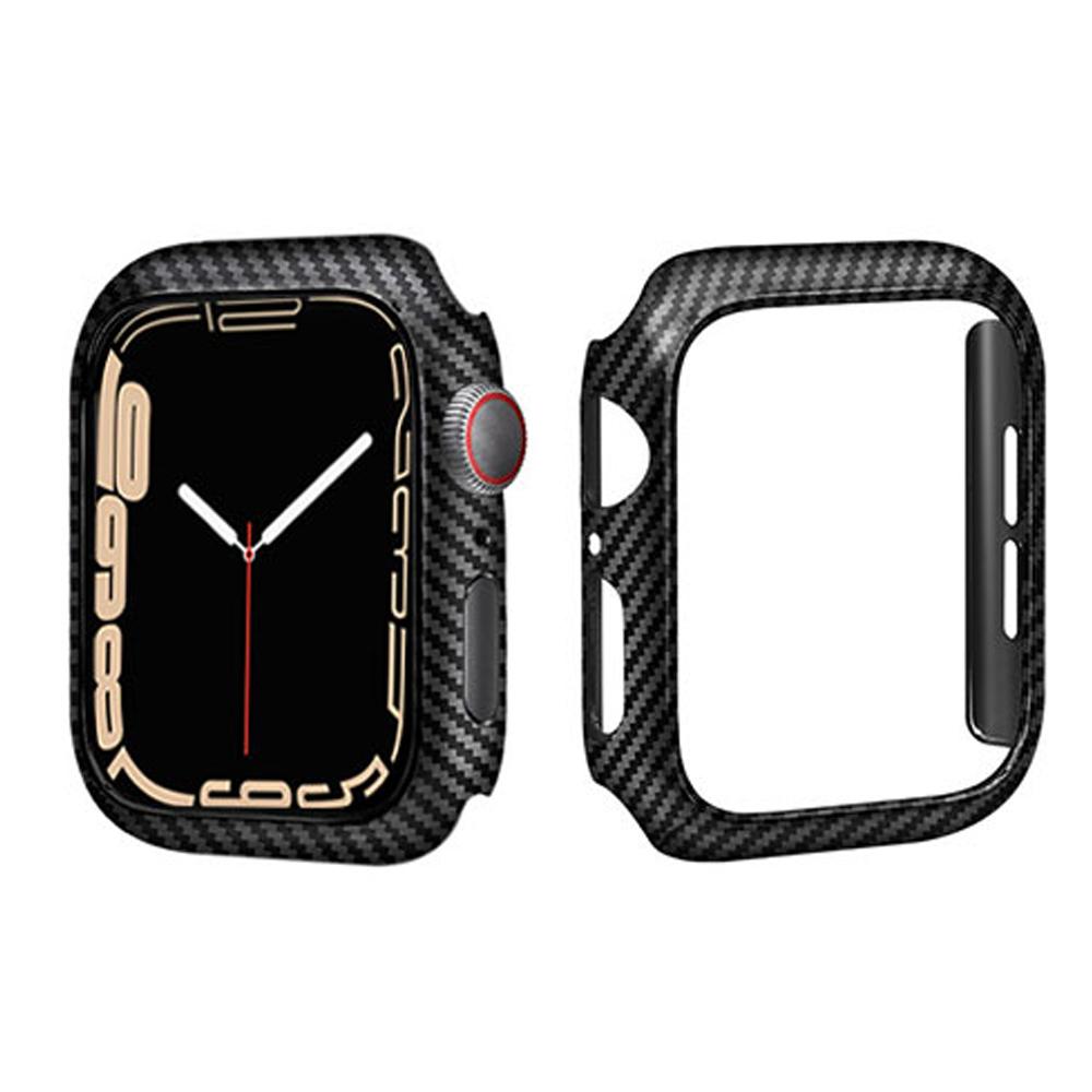 Чехол для Apple watch 45мм 41мм 44мм 40мм 42мм 38мм Аксессуары Бампер Защита из углеродного волокна iWatch series 8 3 4 5 6 SE 7