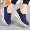 Fashion Macrame Women's Loafers Cow Suede Platform Shoes Slip-on Mother Shoes Walking Shoes Moccasins