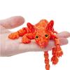 Siamese Kitten 3D Printed Cat Multi-joint 3D Hairless Cat Doll Home Room Mini Cat Figure  Kids Gift