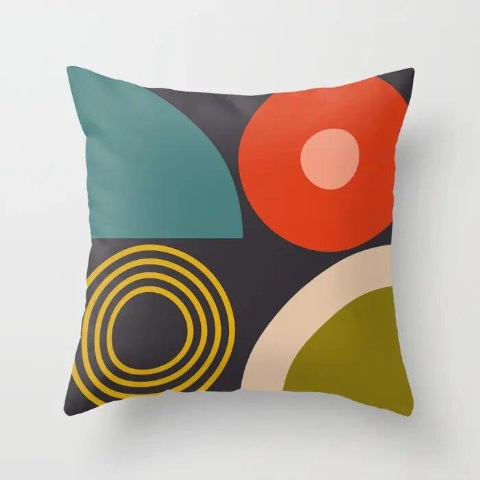 Спальня Гостиная Декор абстрактный узор диван подушки наволочки дома