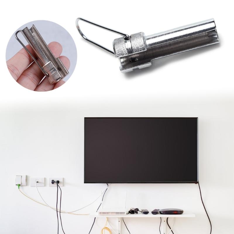 Cable TV CATV Security Shield Filter Removing Tool With Knurled Knob For RG6/RG59 Coaxial Cable Connector Replacement