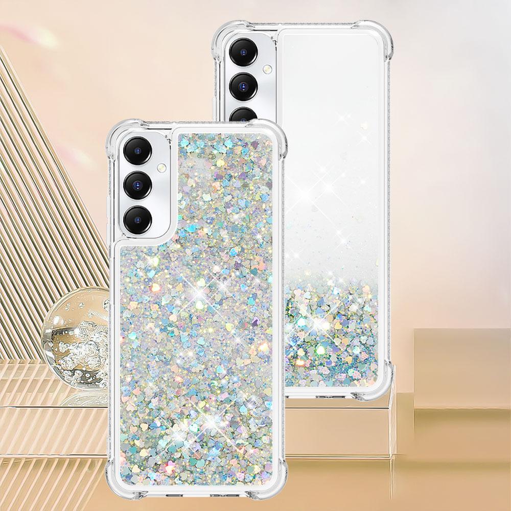 Совместимо с чехлом для телефона Samsung S26, чехлом A57 с блестками и звездами, защитным чехлом A15 с переливающимся песком, A17