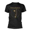 Официально лицензированная футболка Bauhaus Spirit Logo Золотая Мужская Черная Футболка Bauhaus Унисекс Футболка