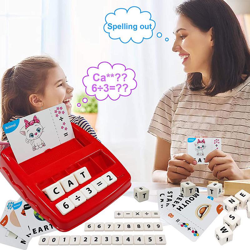 Alphabet Learning Game: Picture Recognition Jigsaw Puzzle for Early Education with Children's Word Cards