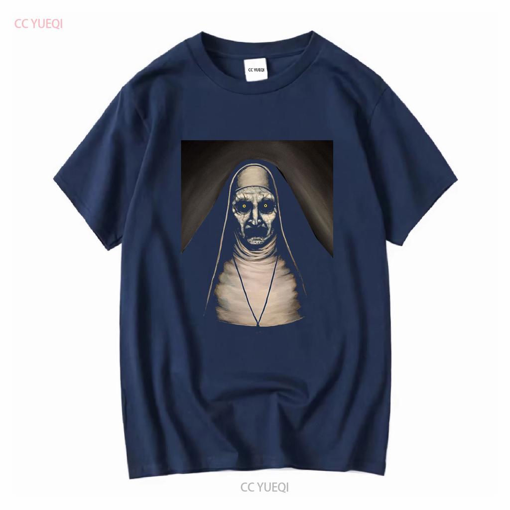 Scary Horror The Nun Valak Conjuring T Shirt Fan S Movie Insidious Long Or Short Sleeves Vintage Washed Unisex Soft Fashion
