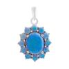 Silver Pendant with Opal 2.15ct (2151869)