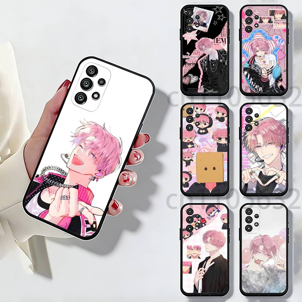 Чехол для телефона в стиле аниме T-Tamon Kun для Samsung Galaxy A73,23,53,33,14,24,13,72,22,52,32,54,A34 Мягкий чехол