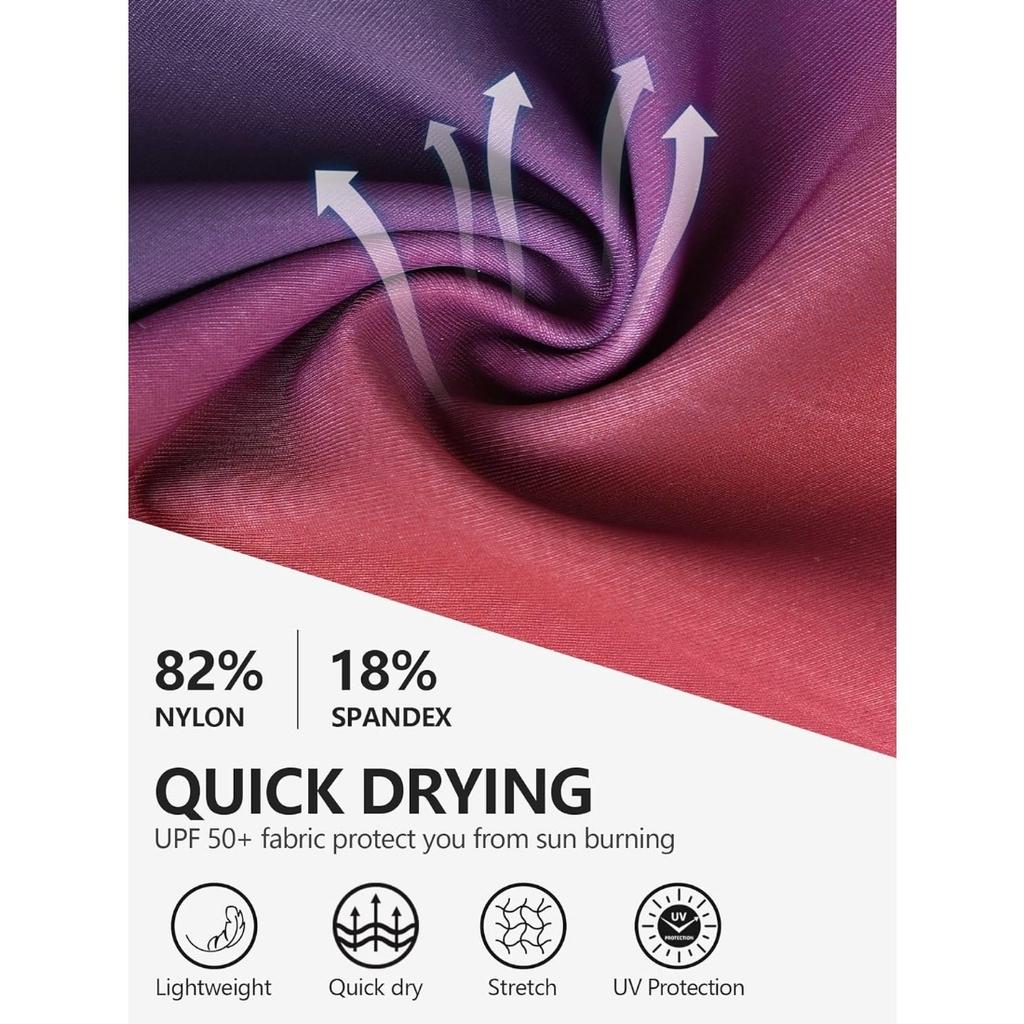 CHARMLEAKS Брюки для плавания для женщин, капри с высокой талией, шорты для плавания, леггинсы для плавания