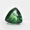 Natural Green Emerald Loose Gemstone 7.35 Ct Trillion Cut for Jewelry Making and Gem Collections