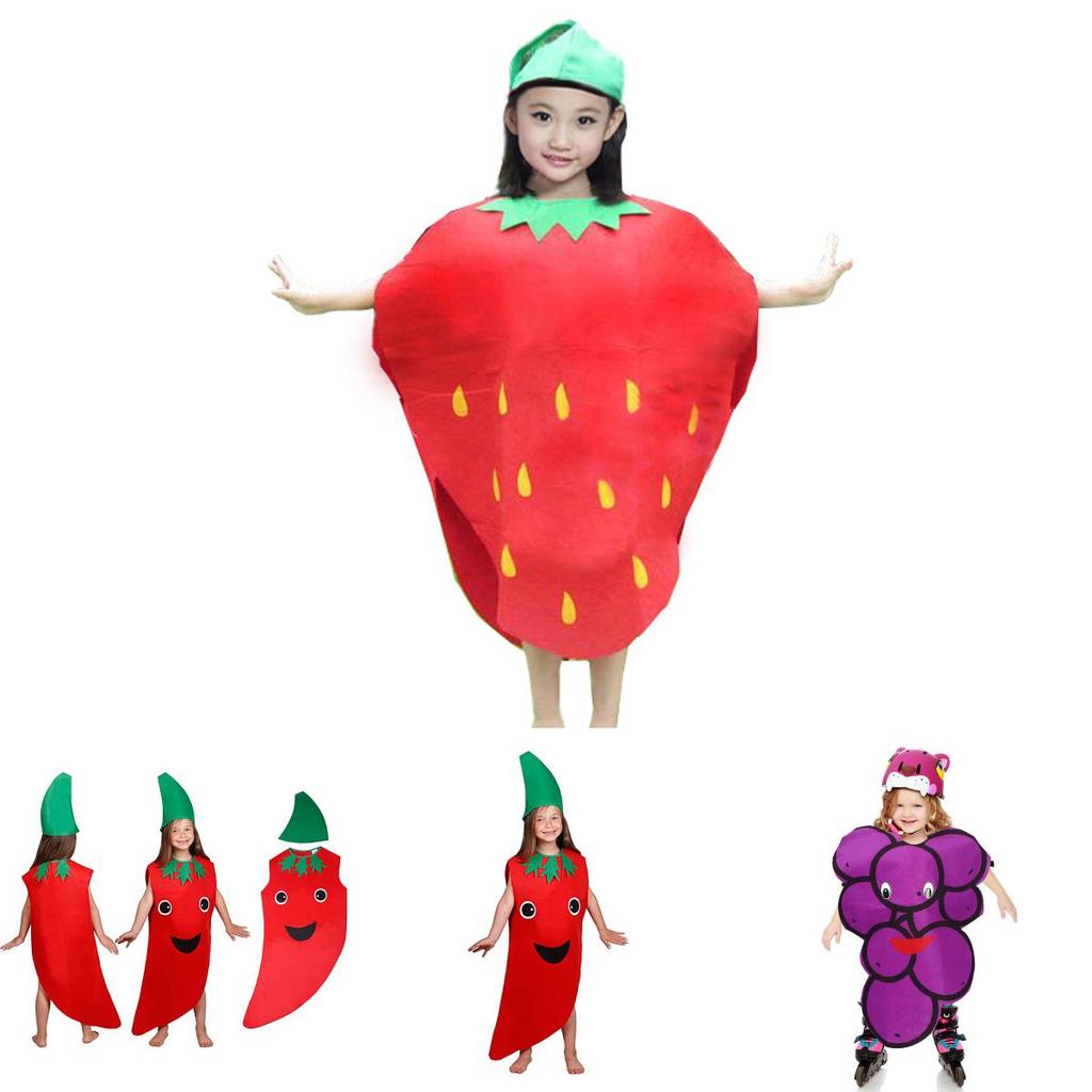 Шесть Один Детский Фруктовый/овощной/цветочный/фруктовый Костюм для выступления