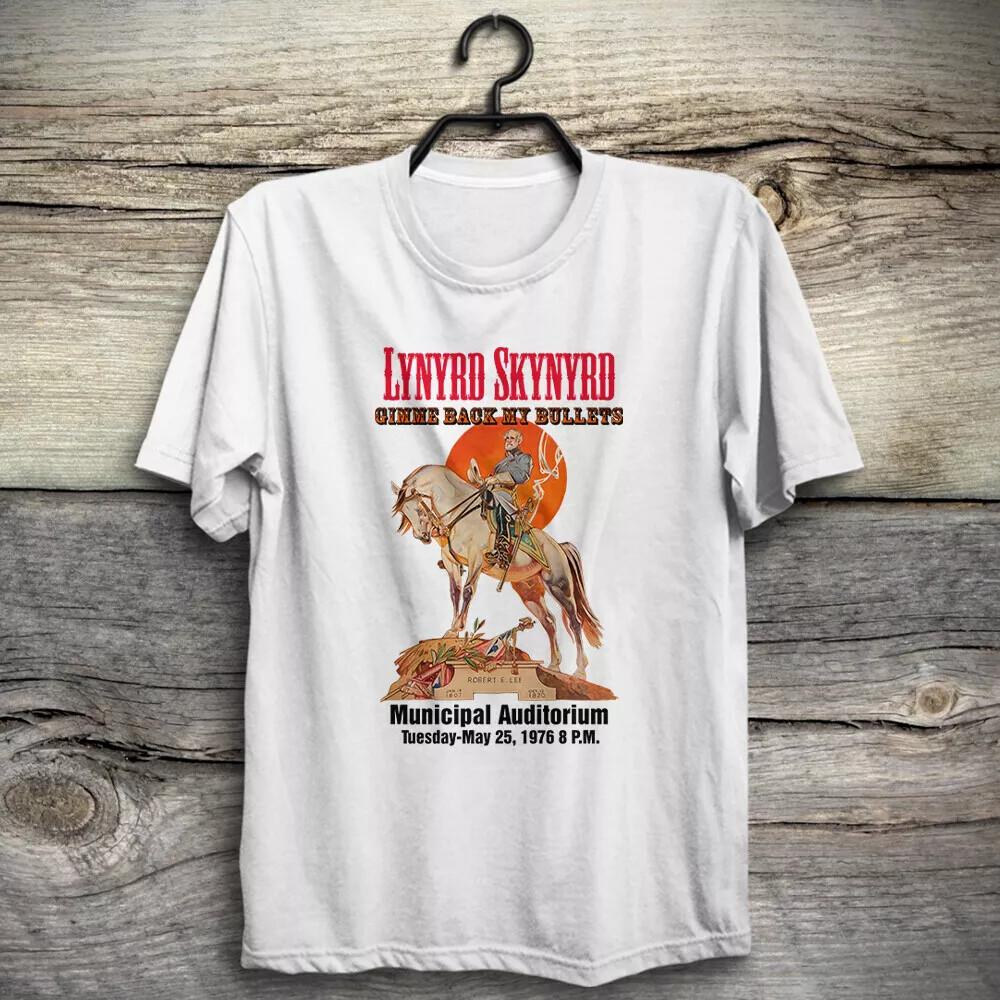 Футболка Lynyrd Skynyrd Gimme Back My Bullets Том Доуд Роберт Э. Ли Ван Зант.... Футболка Unisex