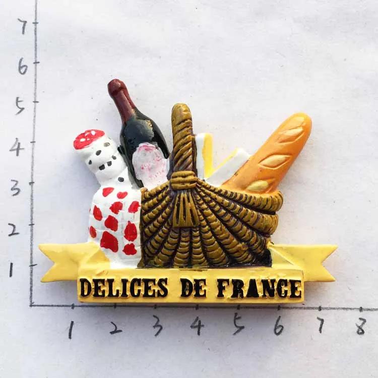France Travelling Fridge Stickers Provence Menton Lyon Tourism Souvenirs Fridge Magnets Wedding Gifts Home Decoration Crafts