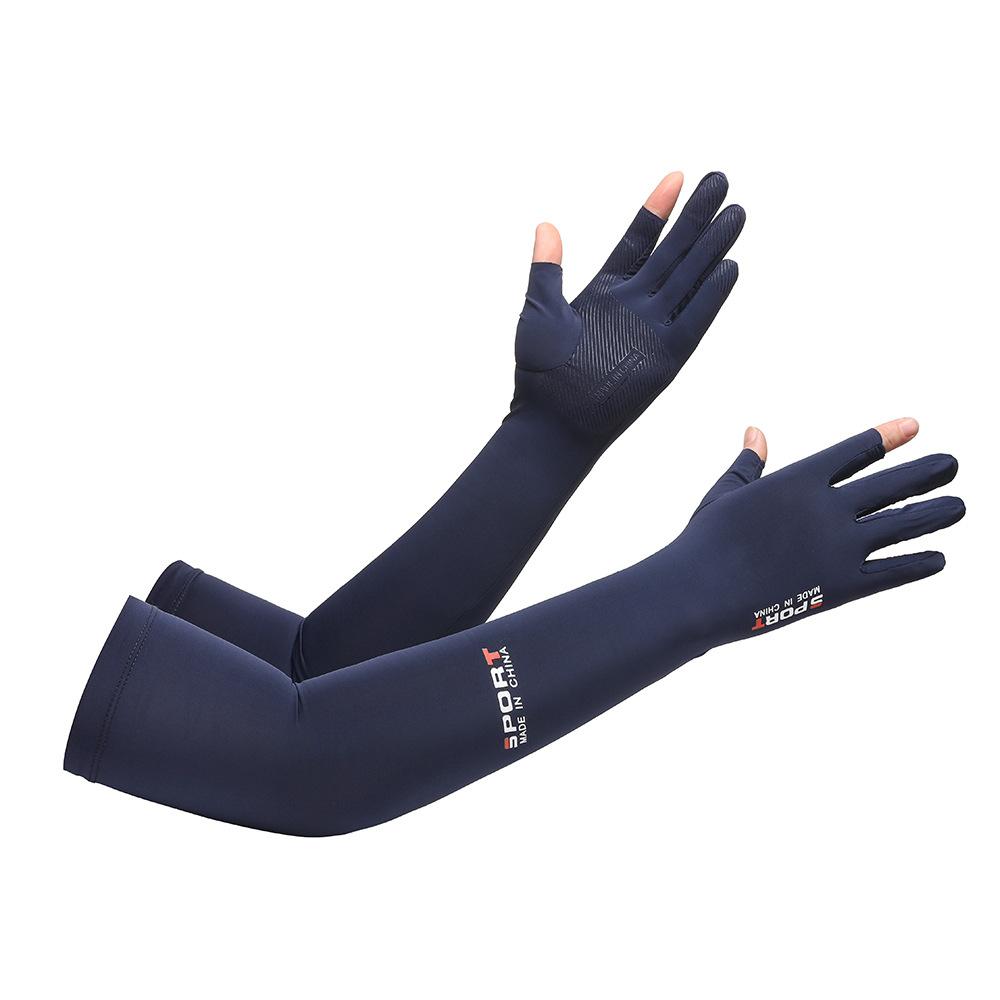 Sunscreen Ice Sleeves for Men and Women Non Slip Driving  Non Slip Cycling Bicycle  Mountain Climbing Tourism Anti Ultraviolet Sleeves