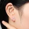 Серебряные серьги-кубики, серьги-подвески в виде круга, тонкие круглые серьги, серьги из серебра 925 пробы, серьги из серебра 925 пробы, серьги-крестики