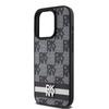Dkny Dkhcp15Xpcptssk Iphone 15 Pro Max6.7 Czarny/Black Hardcase Leather Checkered Mono Pattern & Printed Stripes