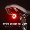 Bicycle Smart Auto Brake Sensing Light Waterproof LED Charging Cycling Taillight Bike Rear Warn Light