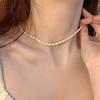 Daily Fashion Pearl Choker Necklace Layered Necklace Daily Necklace Pearl Necklace Choker Necklace Pearl Bead Necklace