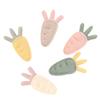 20Pcs Cartoon Carrot Applique For Handmade Baby Clothes Hat Shoes Cloth Fabric Sewing Patches DIY Headwear Accessorres N37