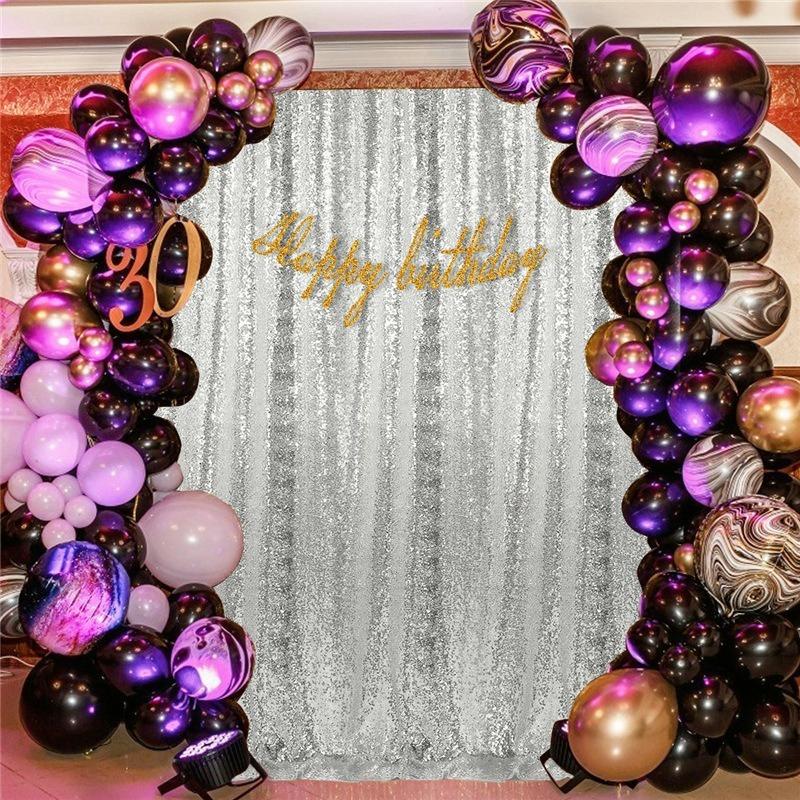 2 шт. блестящий фон с блестками, занавеска для фотосессии, декор для свадебной вечеринки