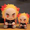 Cartoon Demon Slayer Plush Toys Kawaii Kamado Tanjirou Agatsuma Zenitsu Kamado Nezuko Stuffed Dolls Lovely Pillow