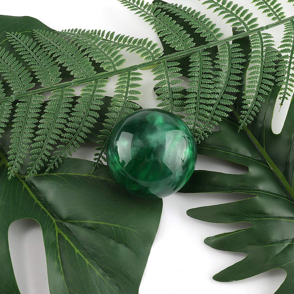 HANSWD Pearl Shift Knob Pearl Gear Knob Ball type ATMT Compatible with domestic cars Universal custom black 3 types adapter included (bright gree