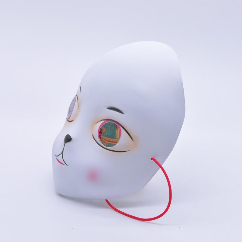 Маска на Хэллоуин супер милый мультяшный реквизит аниме вторичный юань киг отдел костюм зверя череп ярость маленький юань ци кошка кошки маски