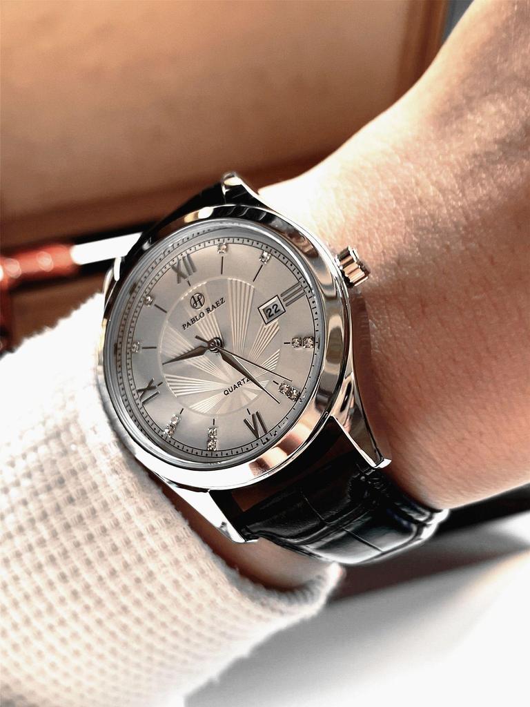 PABLO RAEZ Мужские военные часы с флагом, водонепроницаемые, кварцевые