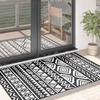 VidaXL Outdoor Carpet Terrace Carpet Balcony Carpet Patio Carpet Indoor Carpet Living Room Black 316977