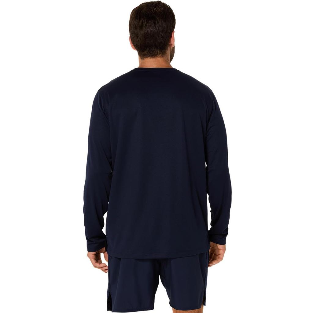 Одежда для бега Рубашка с длинным рукавом Running Dry 2011D244 400 XL [ASICS] Мужская (полночь)