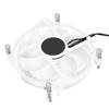 CPU Cooler UltraThin AllAluminum Heat Sink Low Sound White Fan Radiator for Intel 115 Series